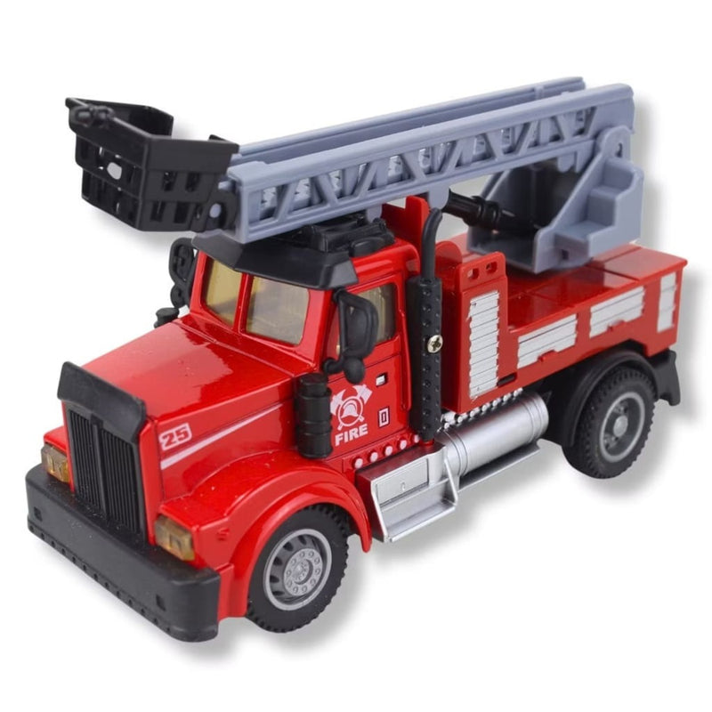 Caminhão de Controle Remoto Fire Truck Bombeiro 1:64 Com Luz Brinquedo