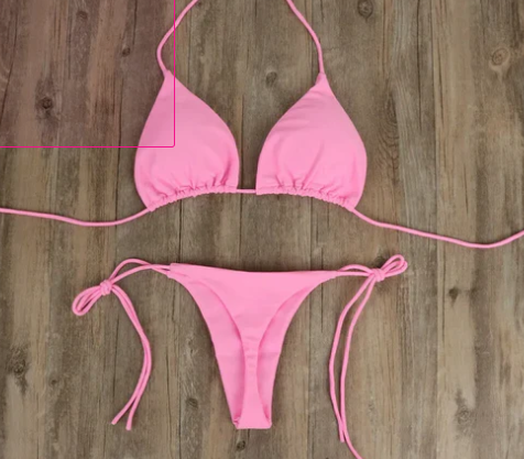 Conjunto de biquíni sexy para mulheres, maiô de duas partes, sutiã, gravata, lado, corda, tanga, roupas de praia, verão