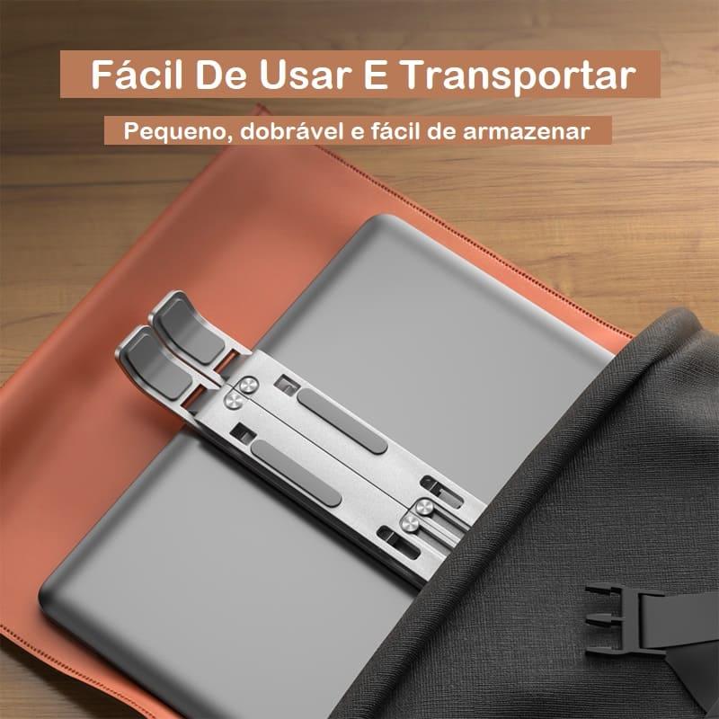 Suporte Para Notebook De Alumínio Dobrável