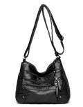 LZP - Bolsa De Couro Feminina - Handbag