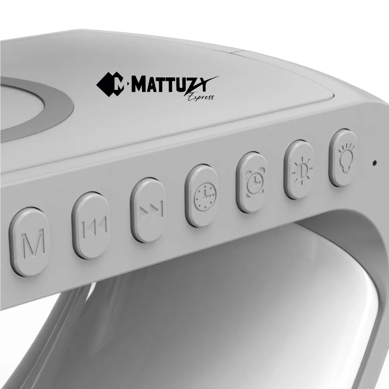 LZP - Luminária G Speaker Multifuncional - Carregamento Rápido - Mattuzy™