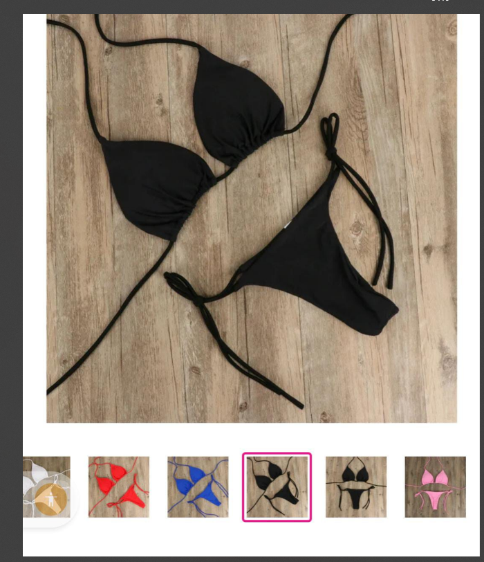 Conjunto de biquíni sexy para mulheres, maiô de duas partes, sutiã, gravata, lado, corda, tanga, roupas de praia, verão