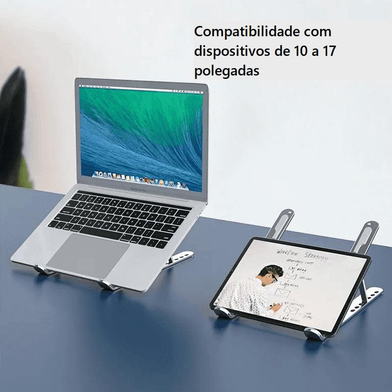 Suporte Para Notebook De Alumínio Dobrável