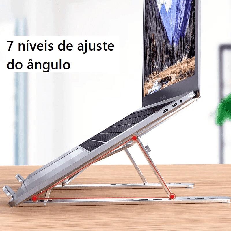 Suporte Para Notebook De Alumínio Dobrável