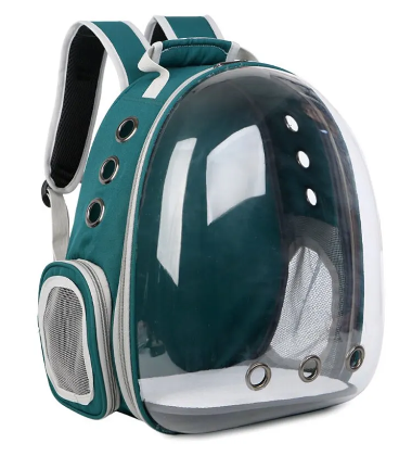 Transparente Pet Carrier Backpack, Cápsula Transparente, Bubble Pet Backpack, Pequeno animal filhote de cachorro Kitty e pássaro, respirável para viagens